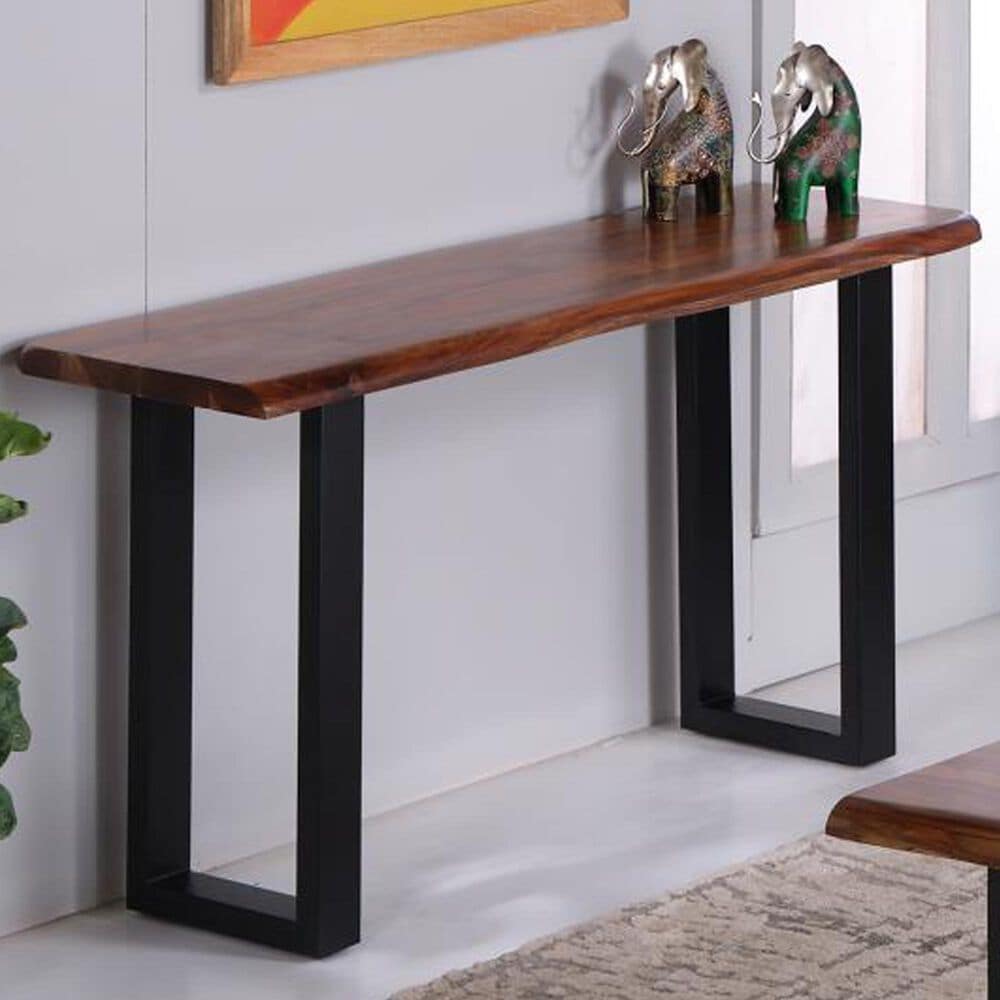 Jaipur Home Carden Console Table in Rich Brown and Black, , large