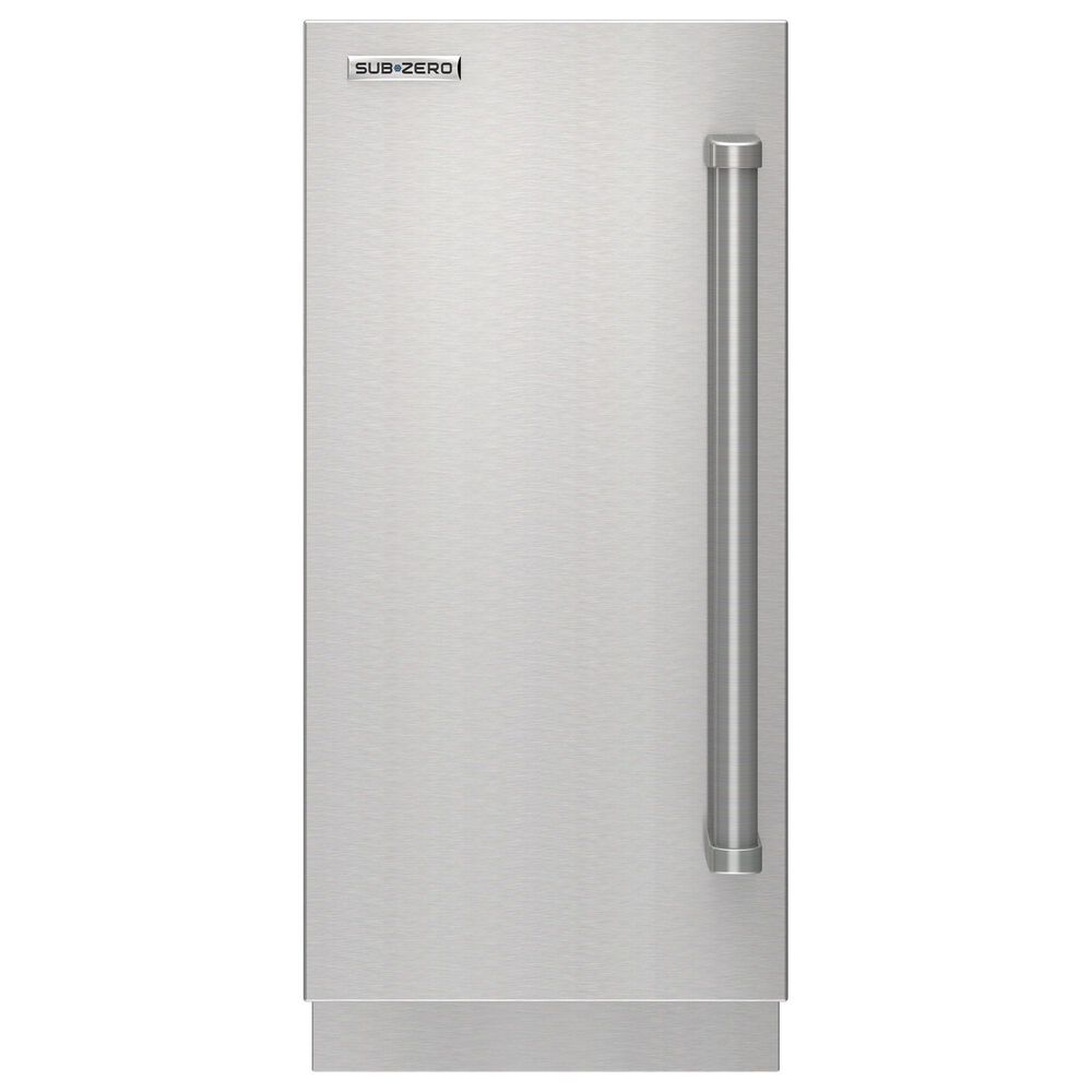 Sub-Zero 15.25" Outdoor Left Hinge Door Panel with Pro Handle in Stainless Steel, , large