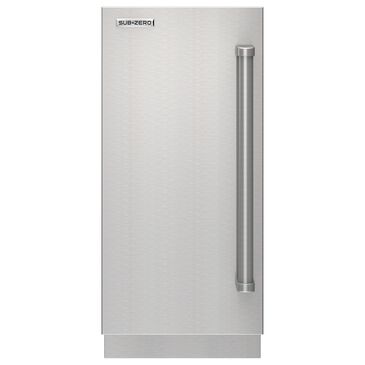 Sub-Zero 15.25" Outdoor Left Hinge Door Panel with Pro Handle in Stainless Steel, , large