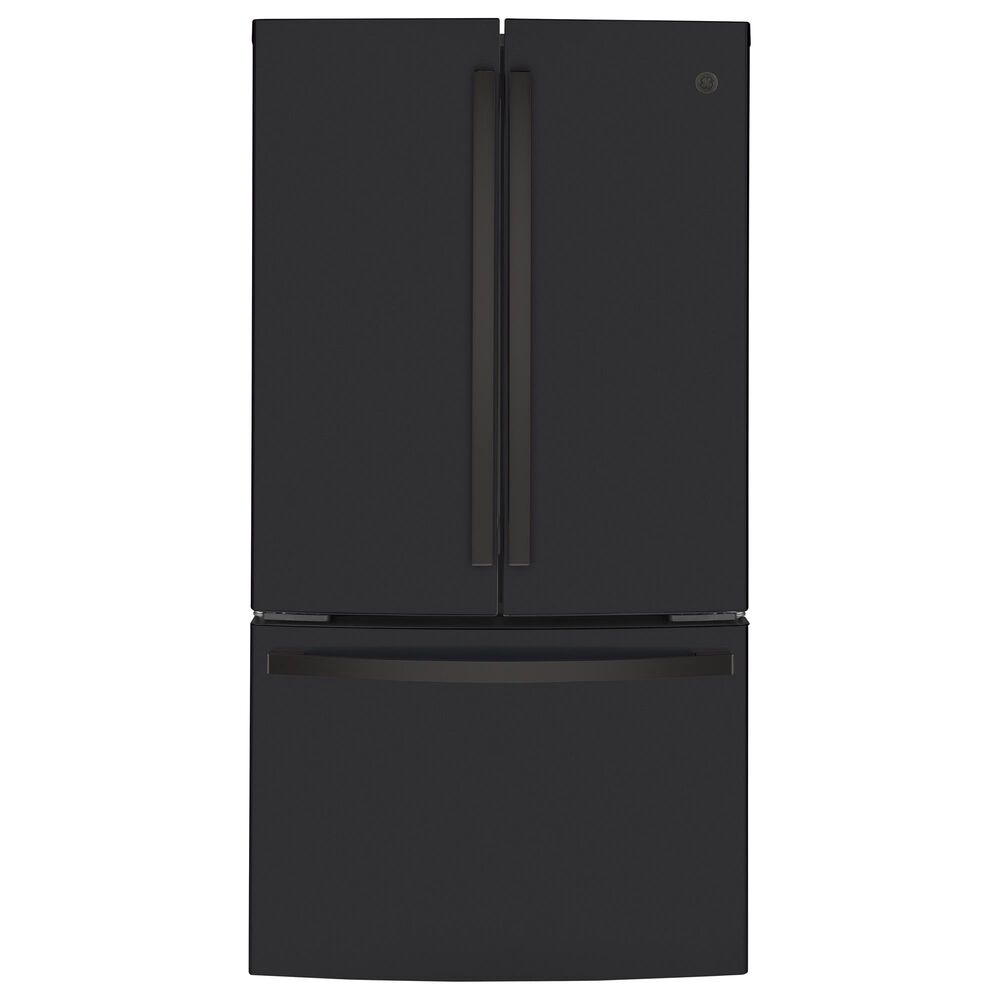 GE Appliances 23.1 Cu. Ft. Counter Depth French Door Refrigerator in Black Slate, , large