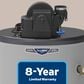 GE Appliances RealMAX Choice 40-Gallon Tall Liquid Propane Power Vent Low-NOx Water Heater in Gray, , large
