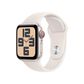 Apple Watch SE GPS + Cellular 40mm Starlight Aluminum Case with Starlight Sport Band - M/L, , large