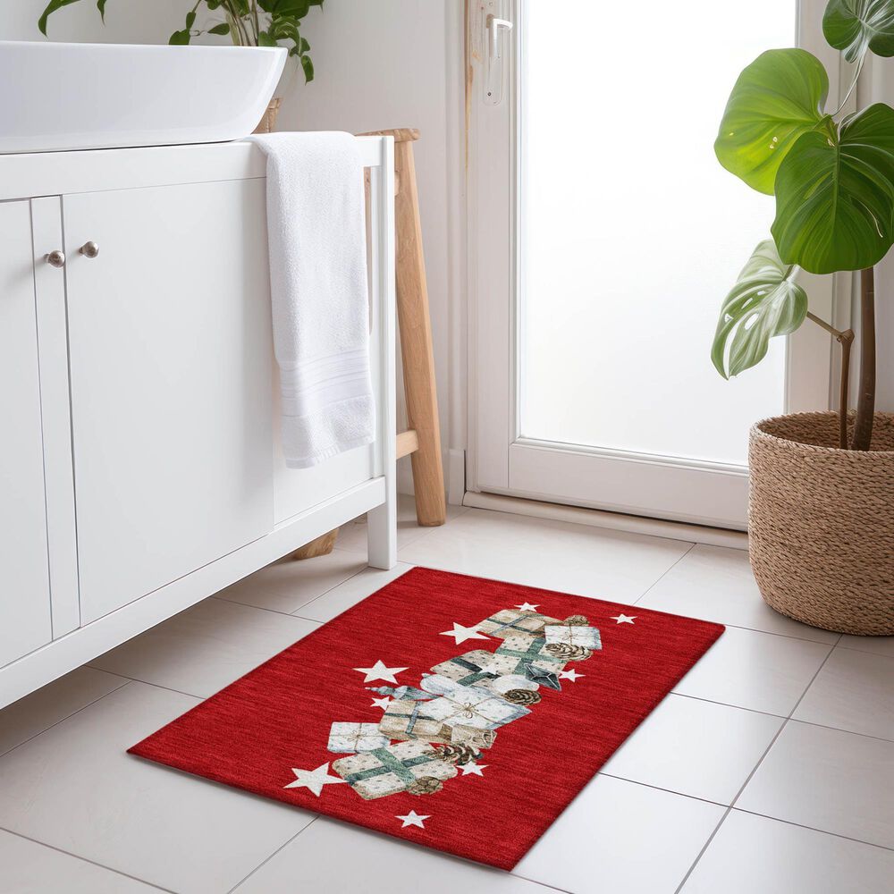Dalyn Rug Company Wonderland WN33 Red 2&#39;6&quot; x 3&#39;10&quot; Area Rug, , large