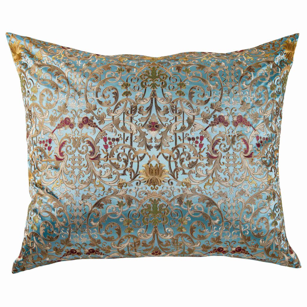 Ann Gish Venezia 30" x 36" Throw Pillow in Blue, , large