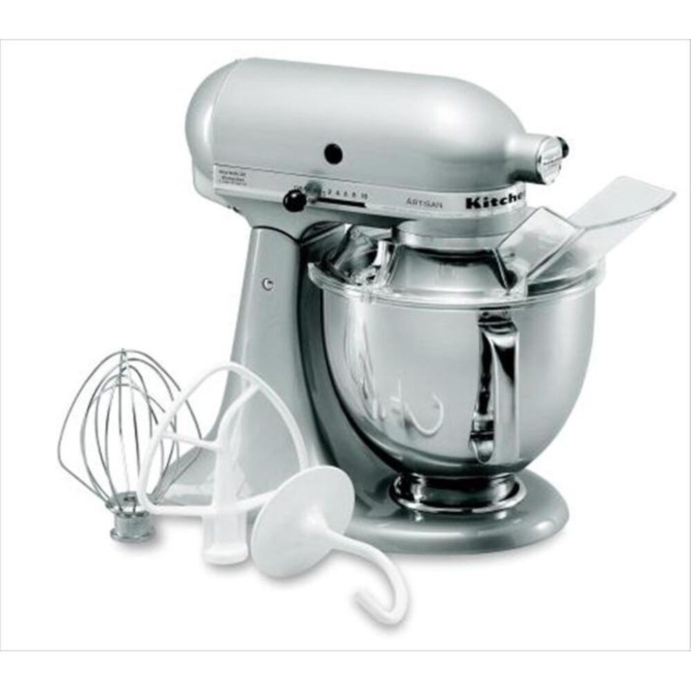 KitchenAid 5 Quart Artisan Stand Mixer in Silver, , large