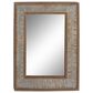Maple and Jade 29" x 39" Wall Mirror in Distressed Grey and Brown, , large