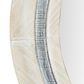 Maple and Jade 34" Round Wall Mirror in Distressed White and Dark Gray, , large