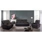 Furniture of America Snell Power Reclining Sofa with Power Headrest in Dark Gray, , large