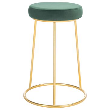 Safavieh Kellie Round Counter Stool in Malachite Green, , large