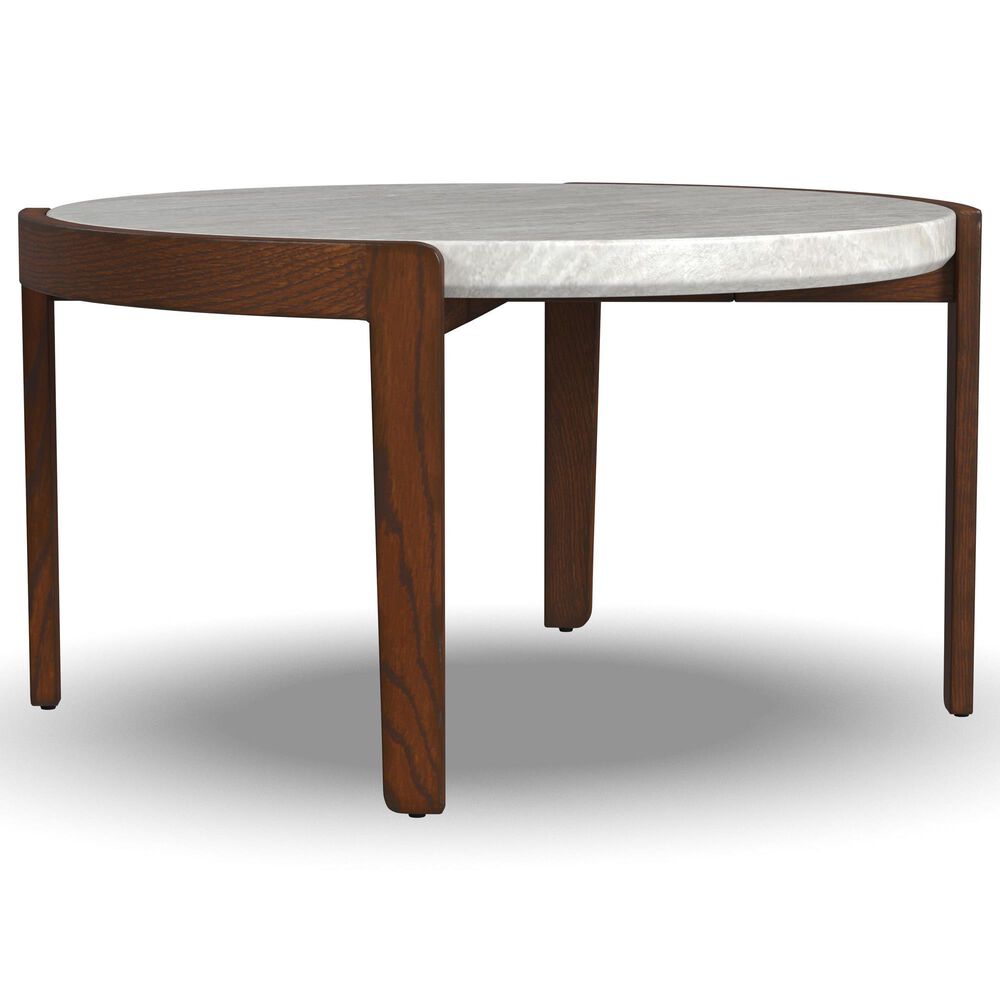 Flexsteel Palette Short Bunching Table in Dark Walnut, , large
