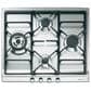 SMEG Classic 24" Top Control Location Gas Cooktop in Stainless Steel, , large