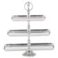 Novogratz 3-Tier Metal Rectangle Server in Silver, , large