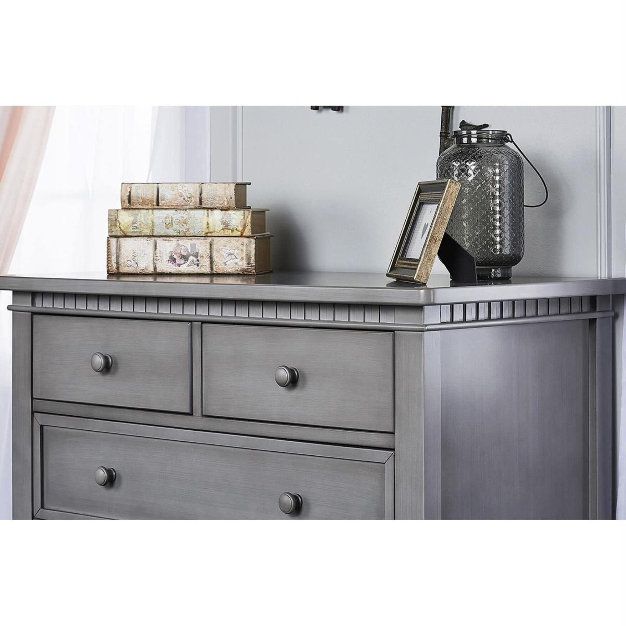 Evolur Cheyenne Tall Chest in Storm Grey NFM