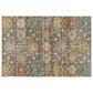 Dalyn Rug Company Silk Road Mocha, Ivory, Gold, Blue, Copper, Aloe and Gray 2"6" x 3"10" Area Rug, , large