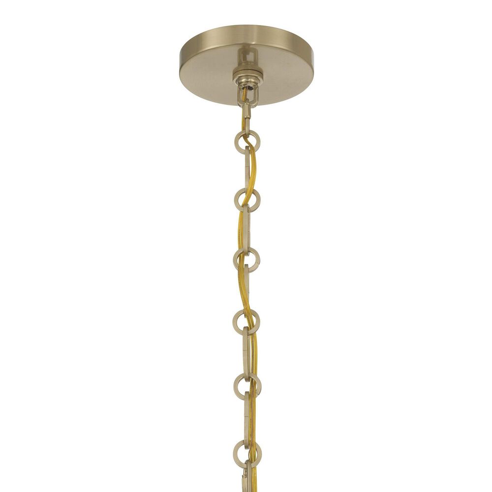 Savoy House Crescent 6-Light Chandelier in Noble Brass, , large
