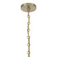 Savoy House Crescent 6-Light Chandelier in Noble Brass, , large