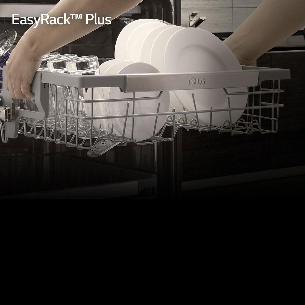 LG 24&quot; Front Control Smart Dishwasher in Stainless Steel, , large