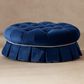 Jennifer Taylor Home Roquefort 24.5" Dog Sofa Bed with Box-Pleated Skirt in Navy Blue, , large