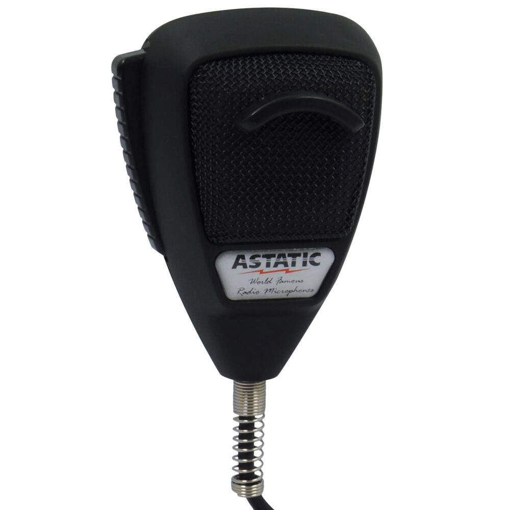 Astatic Noise Cancelling 4-Pin Cb Mic  Black, , large