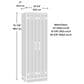 Sauder HomePlus 430336 Storage Cabinet in Soft White, , large