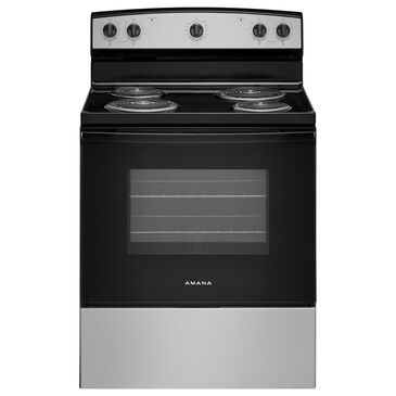 Amana 4.8 Cu. Ft. Electric Range with Knob Controls in Stainless Steel, , large