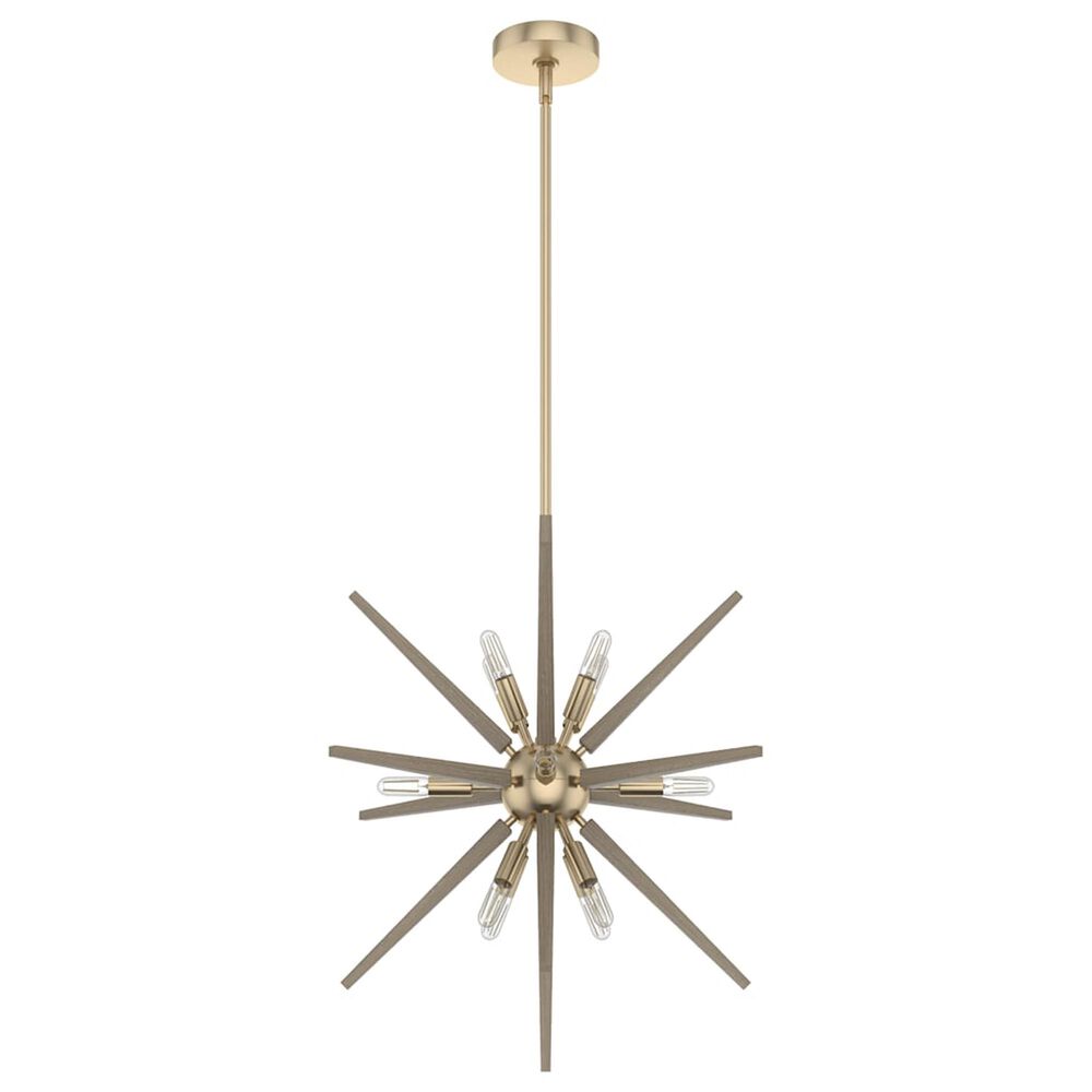 Hunter Jupiter Star 24" 12-Light Pendant in Alturas Gold, , large