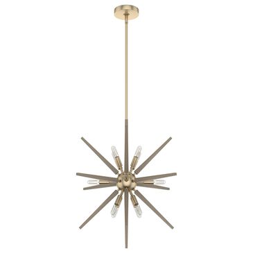 Hunter Jupiter Star 24" 12-Light Pendant in Alturas Gold, , large