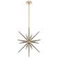 Hunter Jupiter Star 24" 12-Light Pendant in Alturas Gold, , large