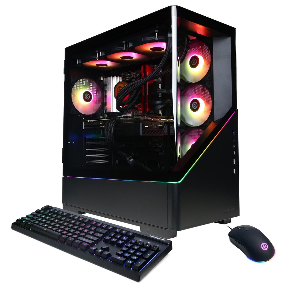CyberPowerPC Gamer Xtreme Gaming Desktop PC | Intel Core Ultra 5 250KF Plus - 32GB RAM - NVIDIA GeForce RTX 5070 Graphics - 1TB SSD in Black, , large