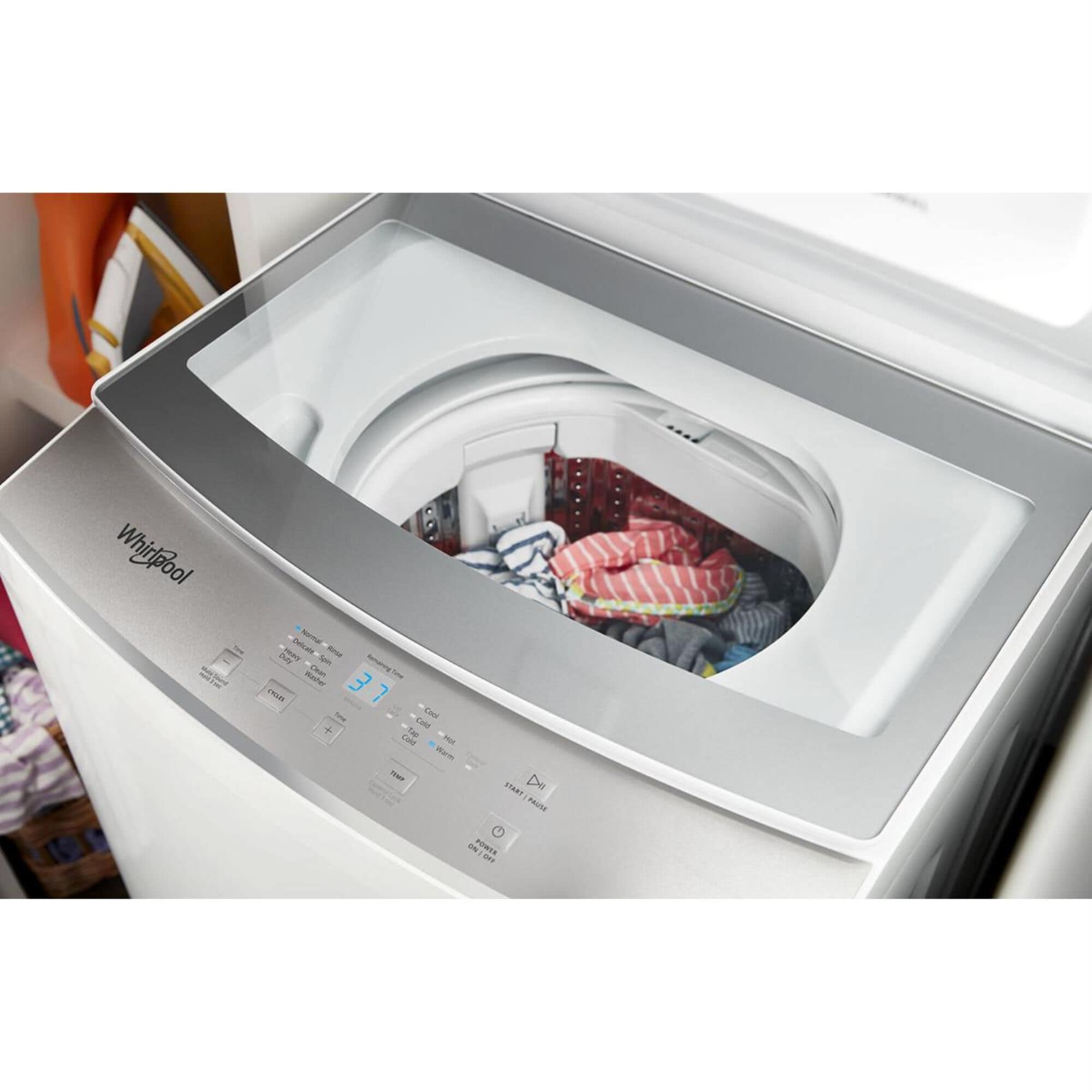 Whirlpool stacked discount laundry