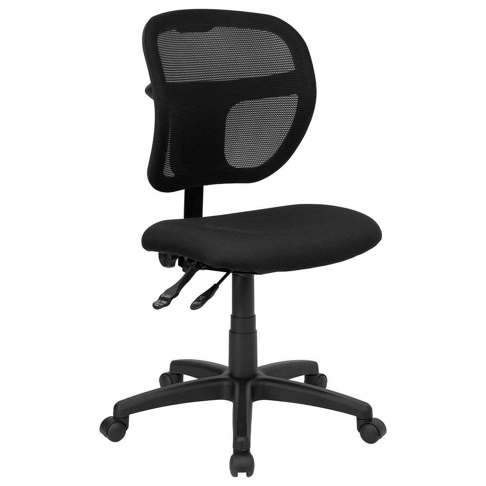 Flash Furniture Swivel Task Chair in Black, , large