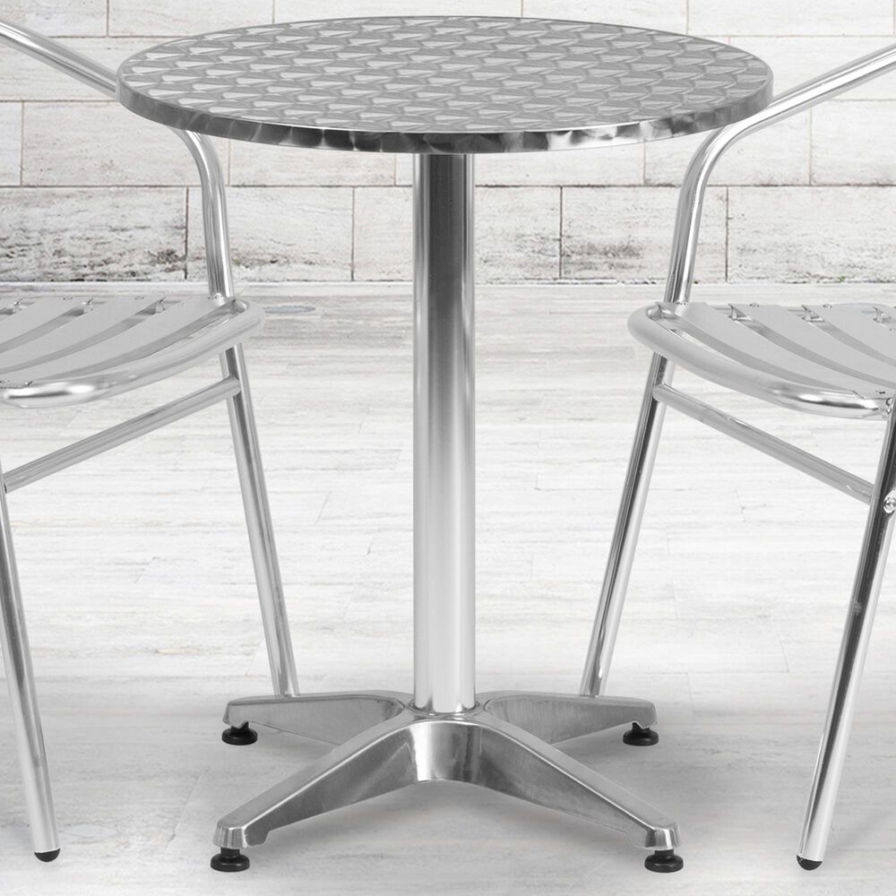 Flash Furniture 31.5" Round Table in Gray, , large