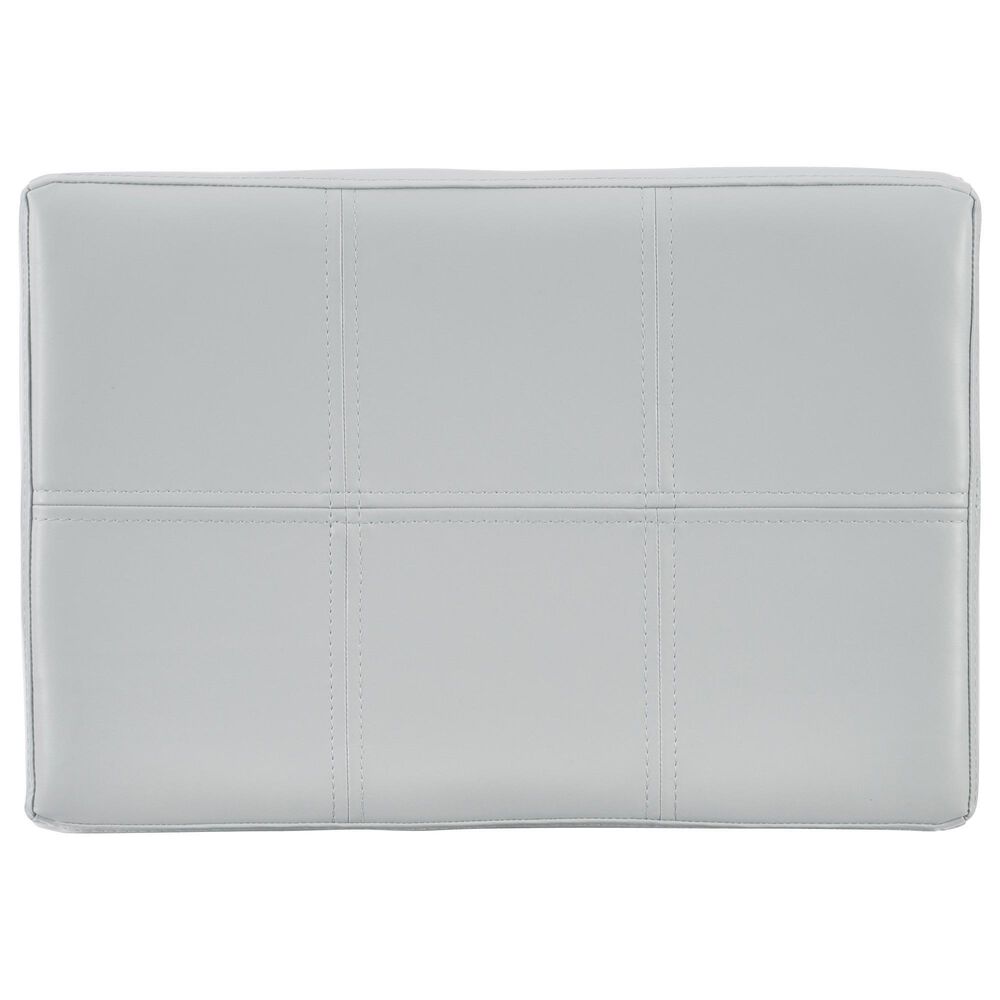 Linon Home Decor Claridge Bar Stool with Light Grey Cushion in Black, , large