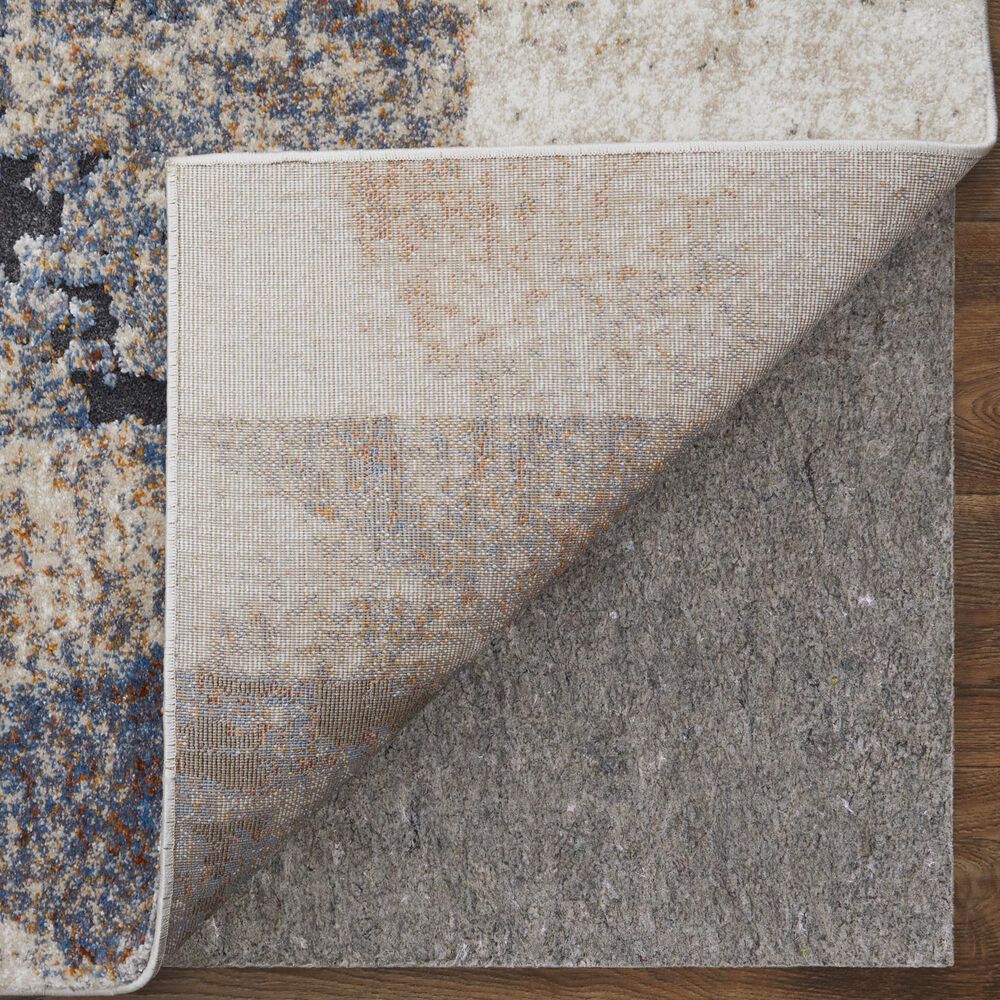 Feizy Gilmore Blue and Ivory 9' x 12' Area Rug, , large