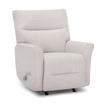 Moore Furniture Vega Manual Rocker Recliner in Sincere Biscotti, , large