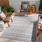Surya Eagean EAG-2407 Navy, Blue, Pale Blue, Oatmeal, Gray, Off-White and Taupe 5"3" x 7"7" Indoor/Outdoor Area Rug, , large