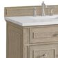 James Martin Vanities Lorelai 36" Single Vanity in Whitewashed Oak with 3 cm Arctic Fall Solid Surface Top, , large