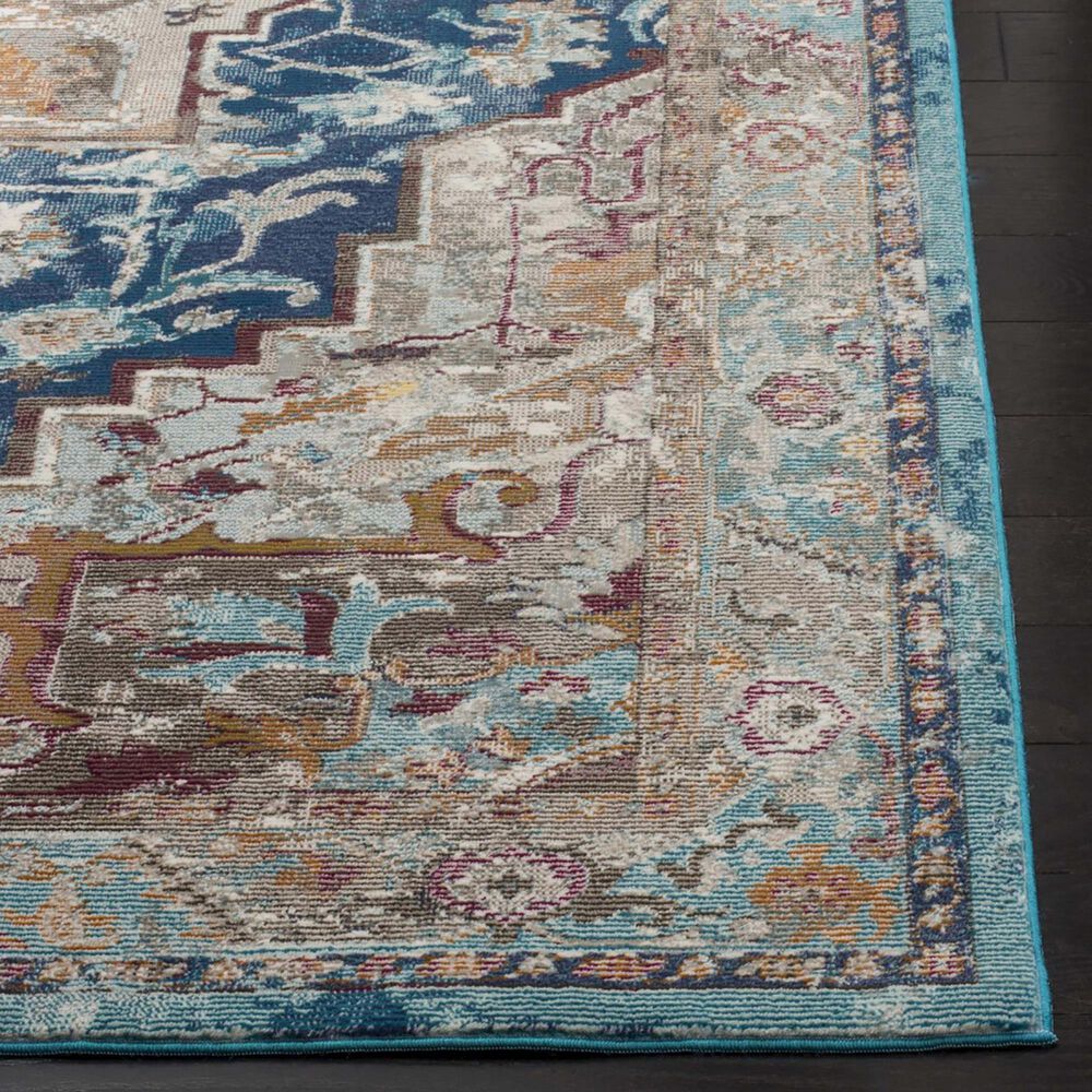 Safavieh Aria 3&#39; x 5&#39; Blue and Beige Area Rug, , large