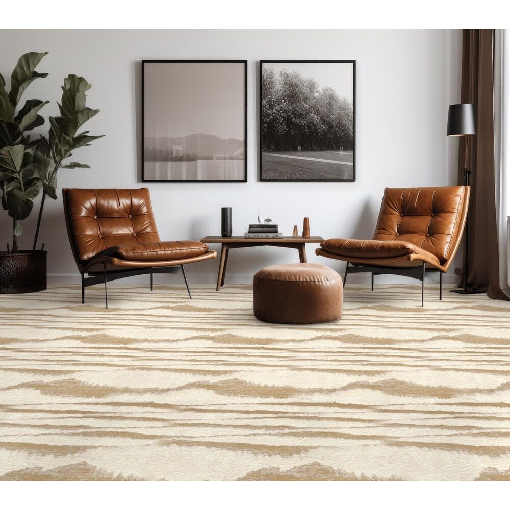 Stanton Illusionist Vanishing Point Carpet in Macadamia, , large