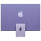 Apple 24-Inch iMac All-in-One Desktop - Apple M4 chip - 10-core CPU - 16GB RAM - 10-core GPU - 256GB SSD in Purple with 3-Year AppleCare+, , large