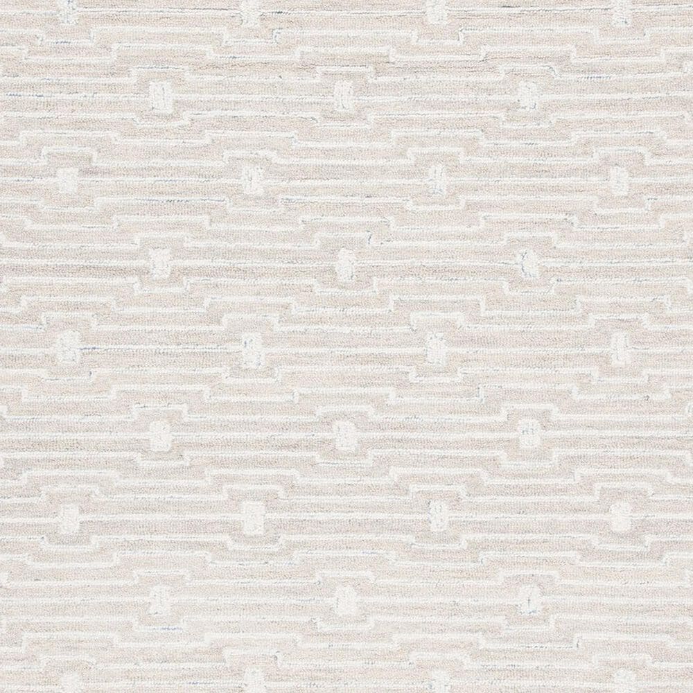 Safavieh Micro-Loop MLP178F 4&#39; x 6&#39; Light Grey and Ivory Area Rug, , large