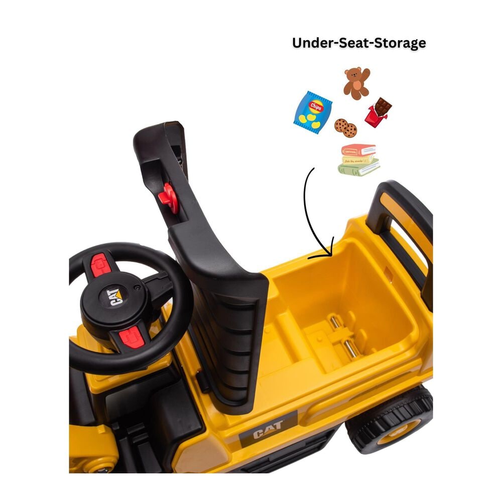 Best Ride On Cars Cat Excavator Push Car Foot-To-Floor in Yellow, , large