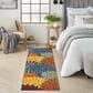 Nourison Aloha ALH05 2"3" x 8" Navy and Multicolor Indoor/Outdoor Runner, , large