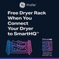 GE Profile 7.3 Cu. Ft. Smart Front Load Electric Dryer with Steam and Washer Link in Sapphire Blue, , large