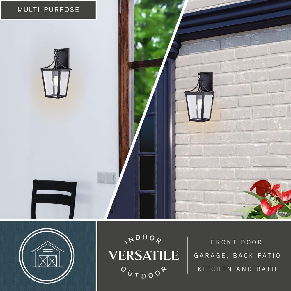 Vaxcel Cottage Grove 1-Light Outdoor Wall Sconce in Matte Black, , large