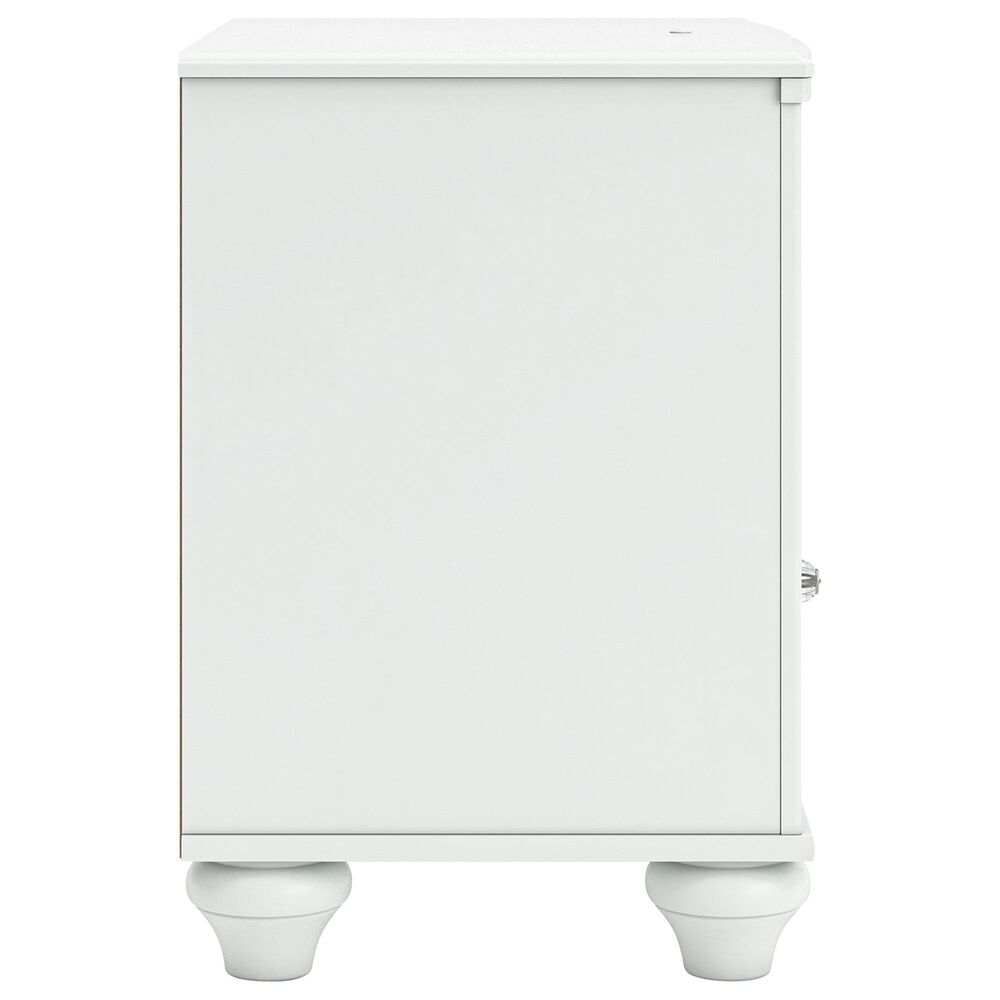 Ashley Kozlani 1-Drawer Nightstand in White, , large