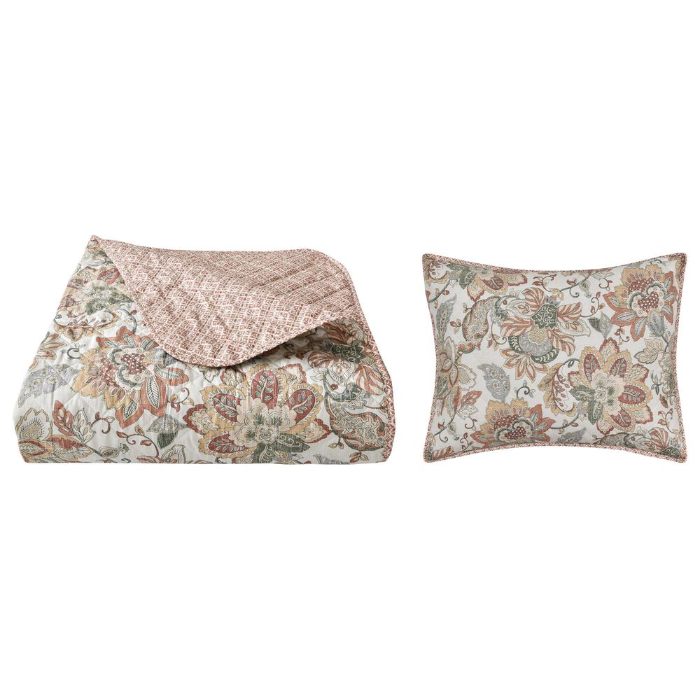 Royal Court Janessa 2-Piece Twin/Twin XL Quilt Set in Spice, , large