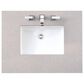 James Martin Bristol 30" Single Bathroom Vanity in Whitewashed Walnut with 3 cm Eternal Serena Quartz Top and Rectangle Sink, , large