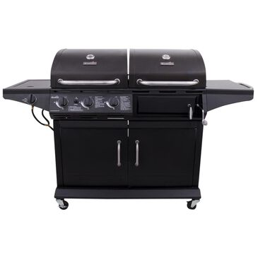 Char-Broil Deluxe Liquid Propane and Charcoal Combo Grill in Black, , large