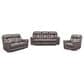 Blue River Estelle 3-Piece Power Reclining Living Room Set in Gunmetal, , large